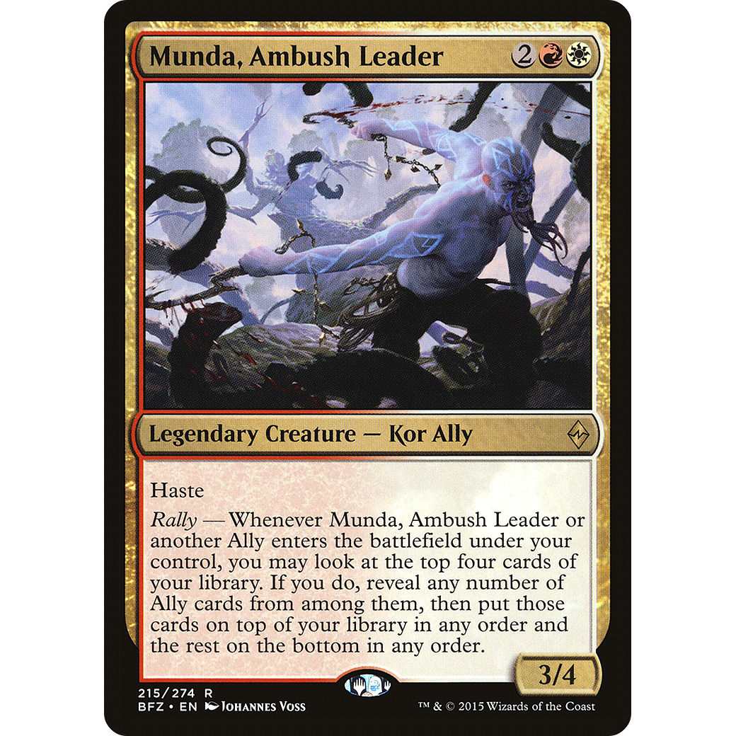 Munda, Ambush Leader (BFZ-215) - Battle for Zendikar Foil