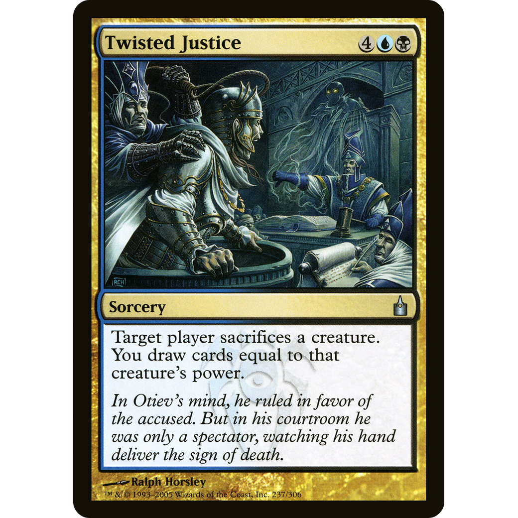 Twisted Justice (RAV-237) - Ravnica: City of Guilds Foil