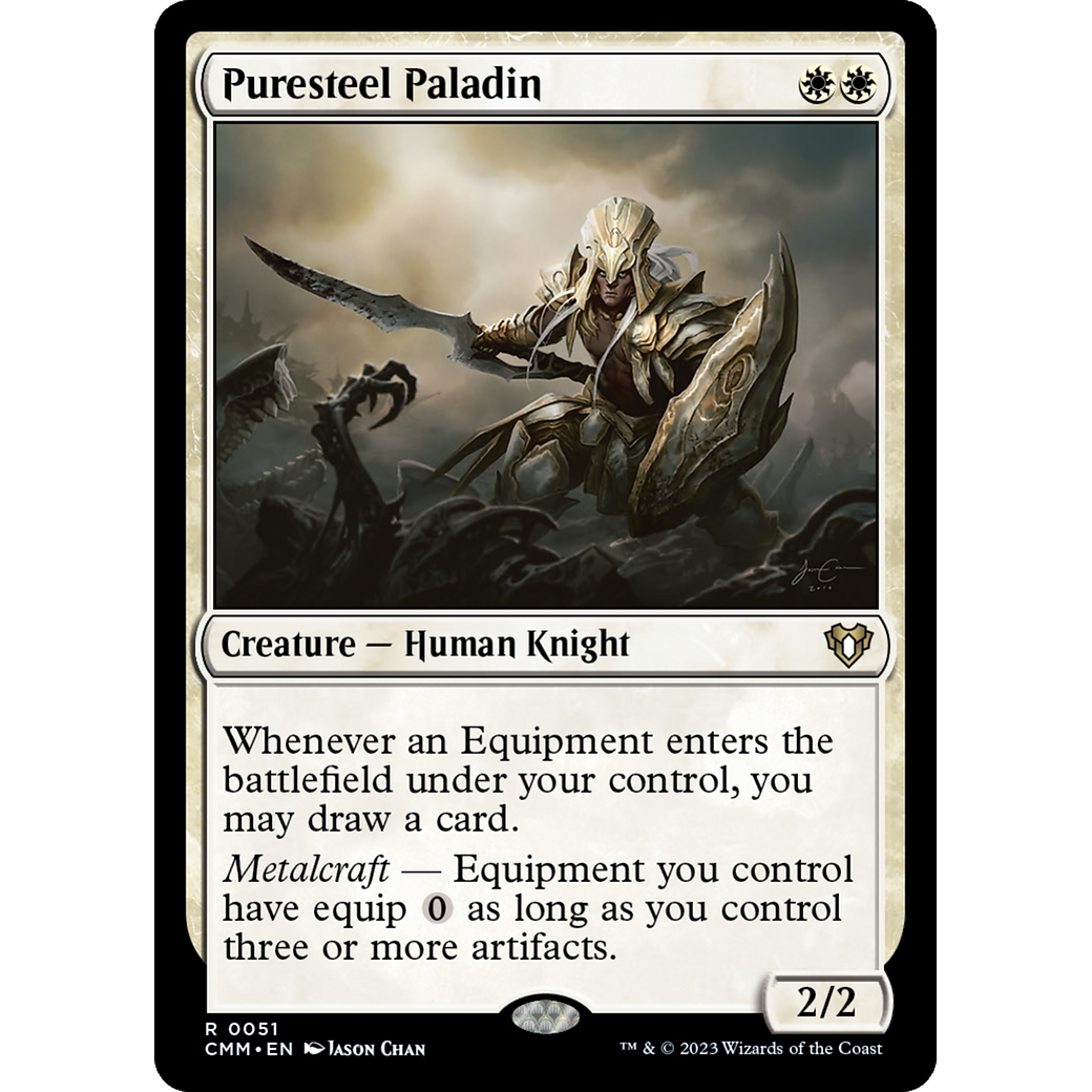 Puresteel Paladin (CMM-051) - Commander Masters Foil