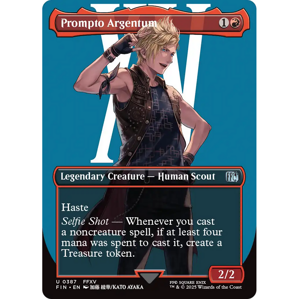 Prompto Argentum (FIN-387) - FINAL FANTASY (Borderless)