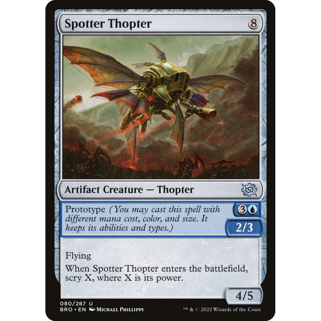 Spotter Thopter (BRO-080) - The Brothers' War Foil