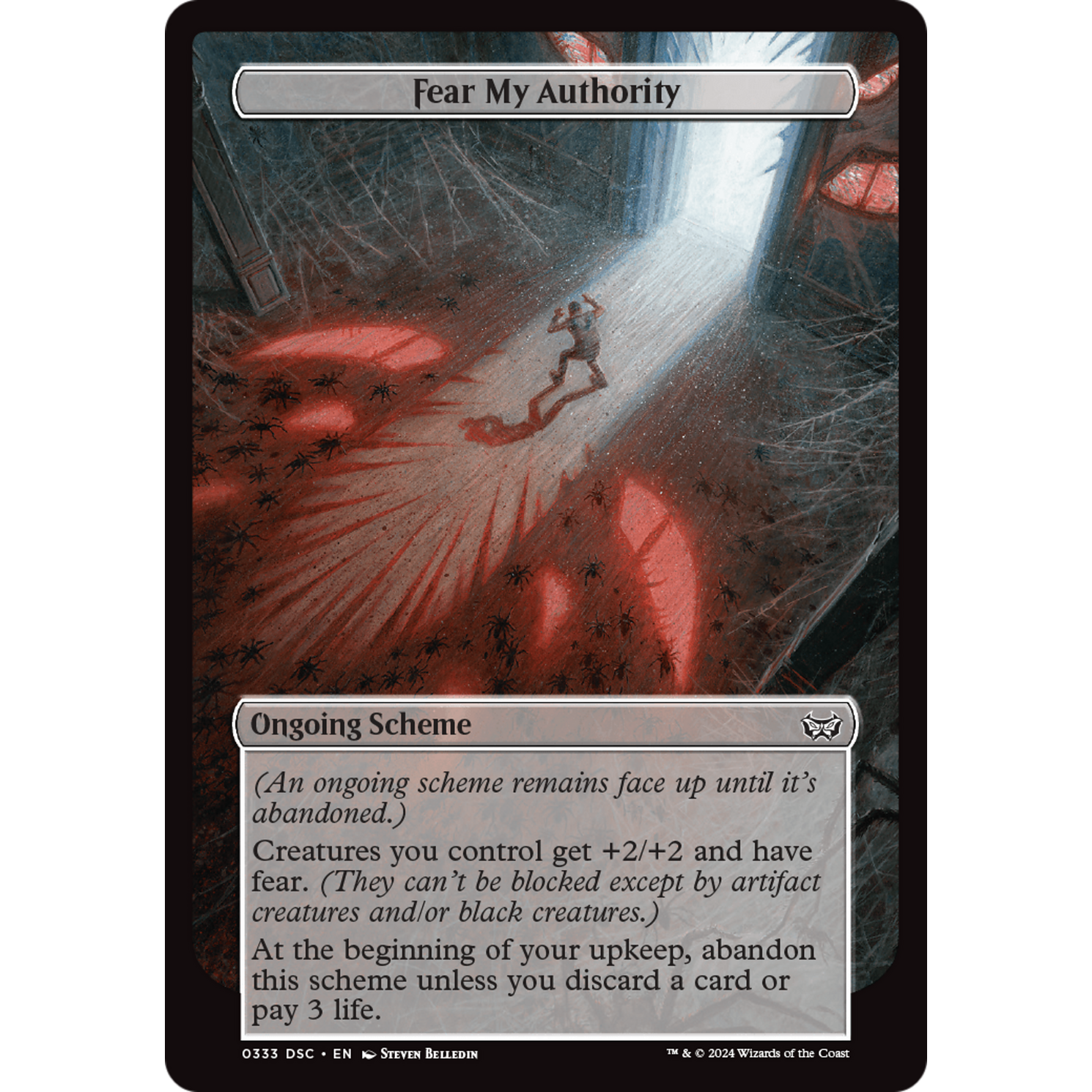 Fear My Authority (A:DSC-333) - Duskmourn: House of Horror Commander