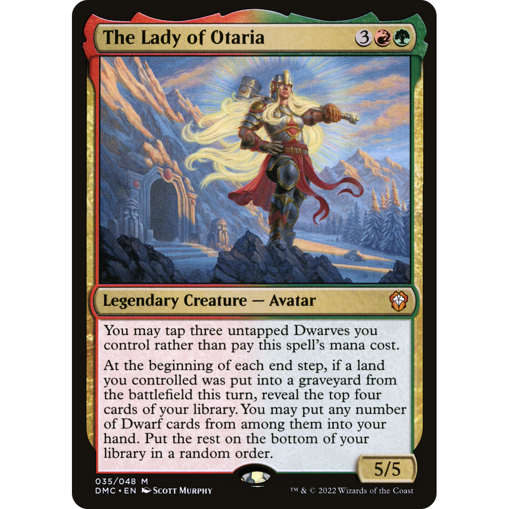 The Lady of Otaria (DMC-035) - Dominaria United Commander Foil