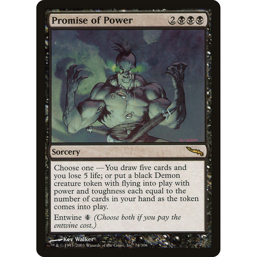 Promise of Power (MRD-074) - Mirrodin Foil