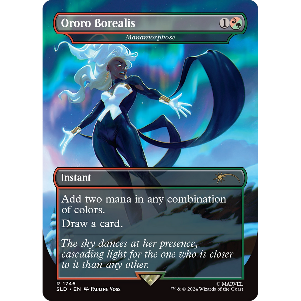 Ororo Borealis - Manamorphose (SLD-1746) - Secret Lair Drop / Ororo Borealis (Borderless)