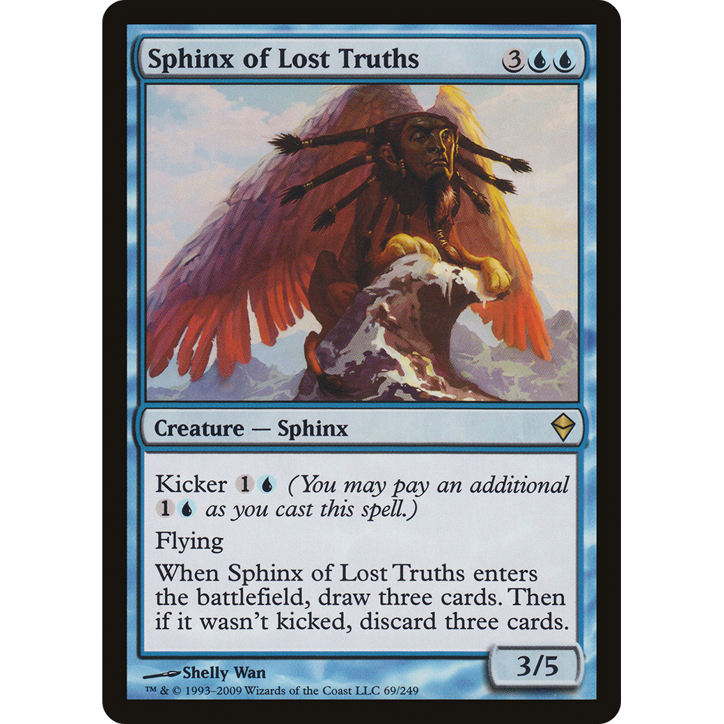 Sphinx of Lost Truths (ZEN-069) - Zendikar Foil