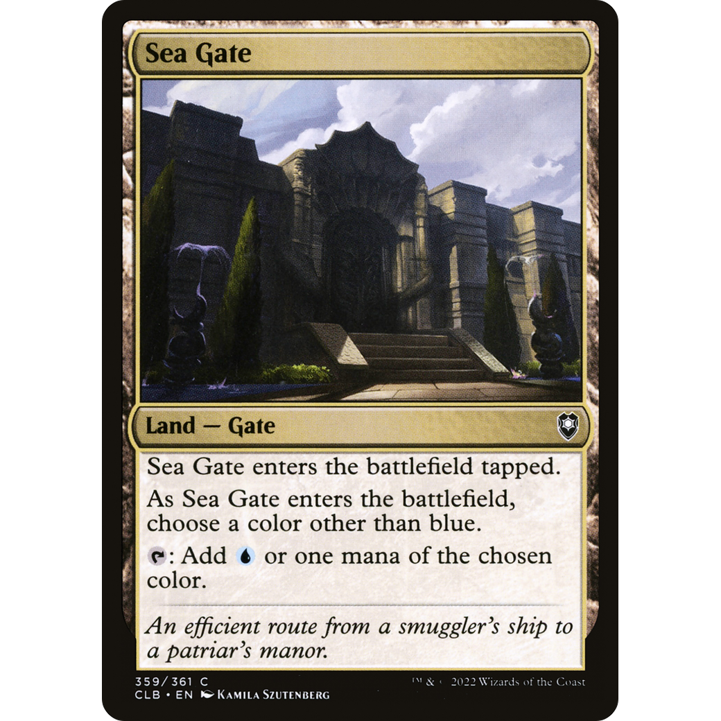 Sea Gate (CLB-359) - Commander Legends: Battle for Baldur's Gate