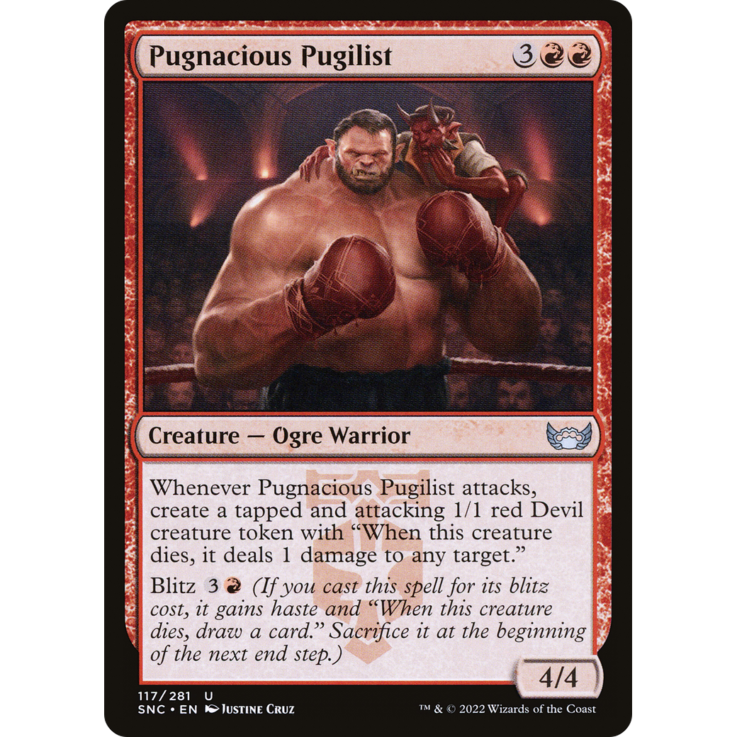 Pugnacious Pugilist (SNC-117) - Streets of New Capenna