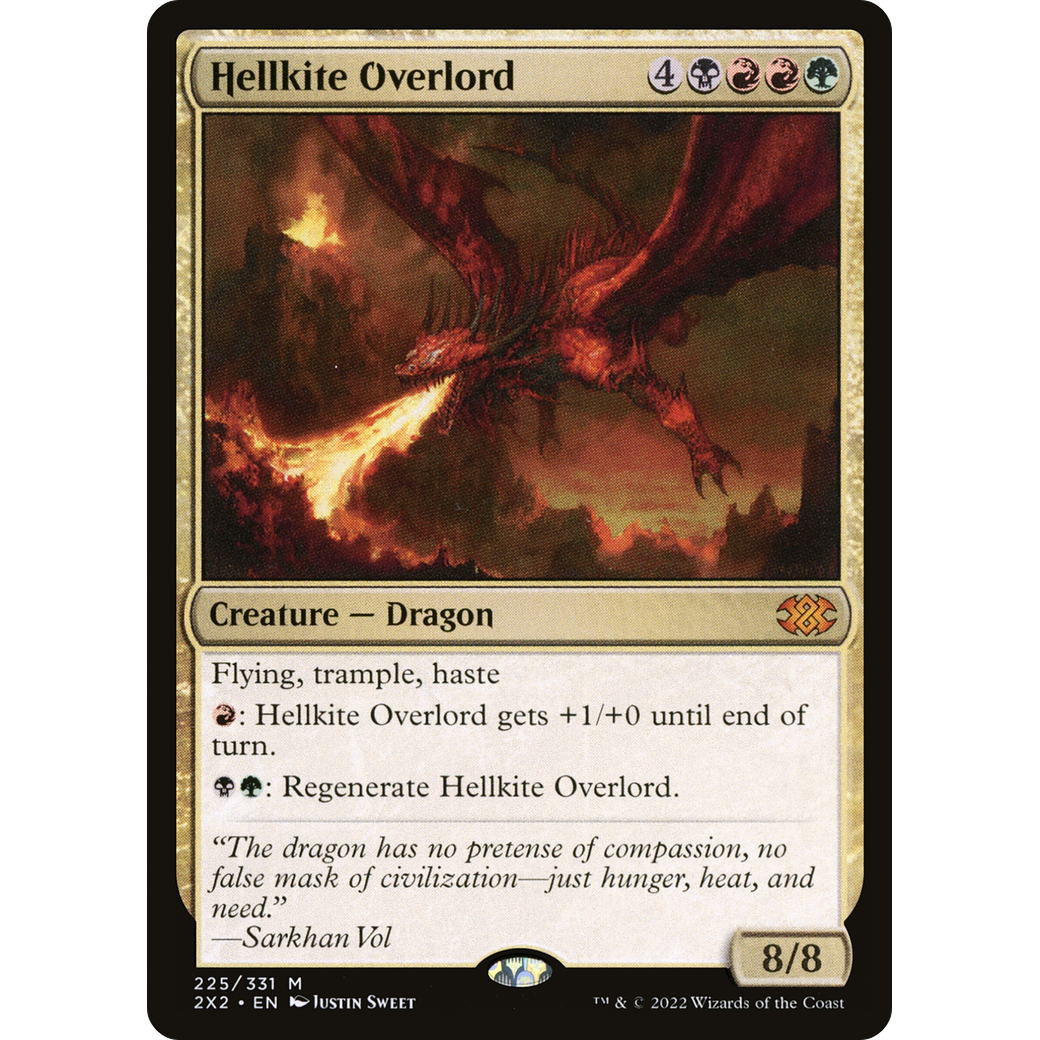 Hellkite Overlord (2X2-225) - Double Masters 2022