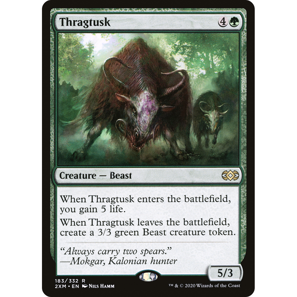 Thragtusk (2XM-183) - Double Masters Foil