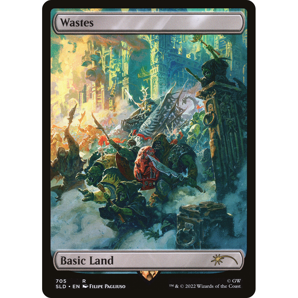 Wastes (705) - Full Art (SLD-705) - Secret Lair Drop