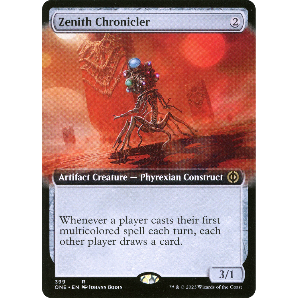 Zenith Chronicler (ONE-399) - Phyrexia: All Will Be One: (Extended Art) Foil