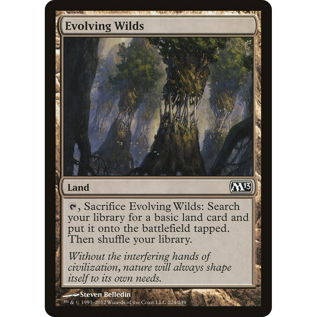 Evolving Wilds (M13-224) - Magic 2013 Foil