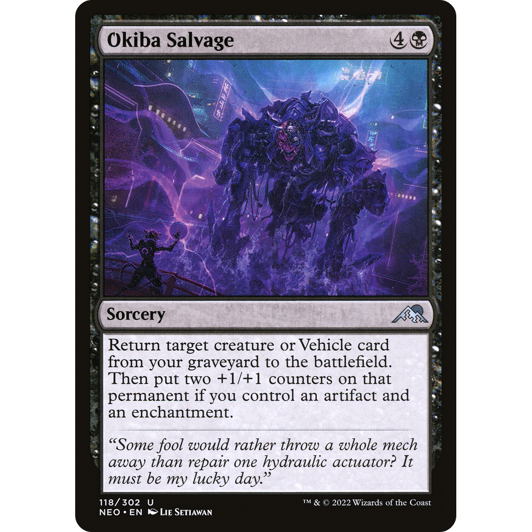 Okiba Salvage (NEO-118) - Kamigawa: Neon Dynasty