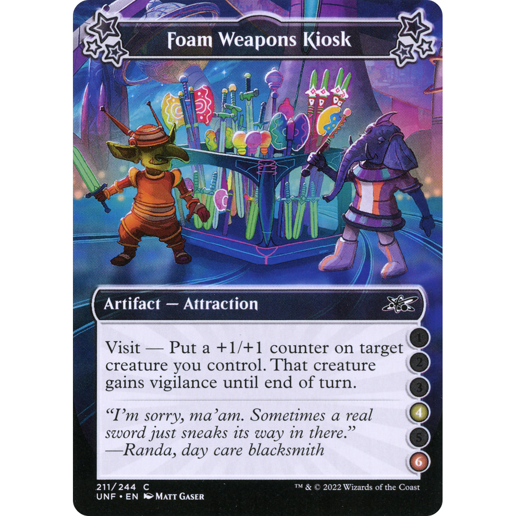 Foam Weapons Kiosk (4-6) (UNF-211) - Unfinity Foil