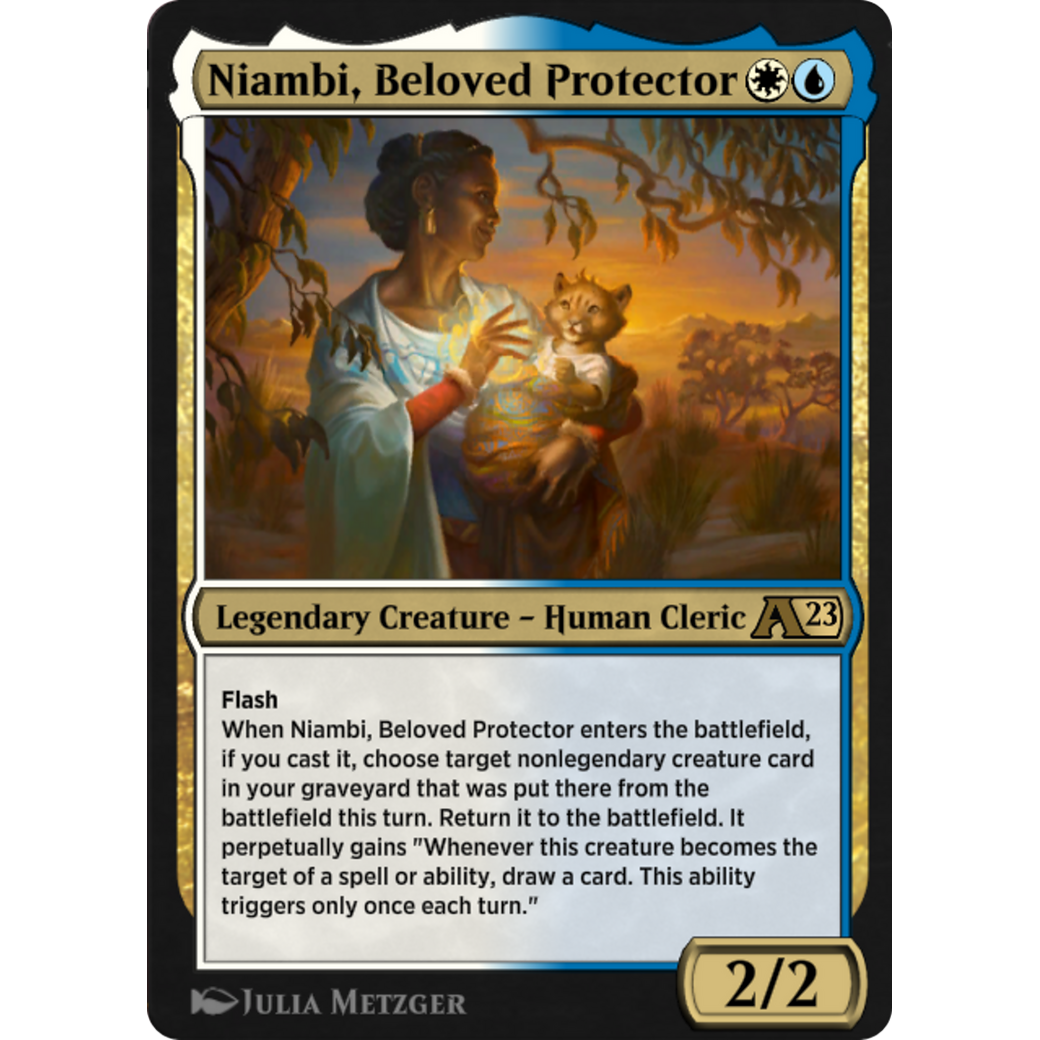 Niambi, Beloved Protector (YDMU-024) - Alchemy: Dominaria