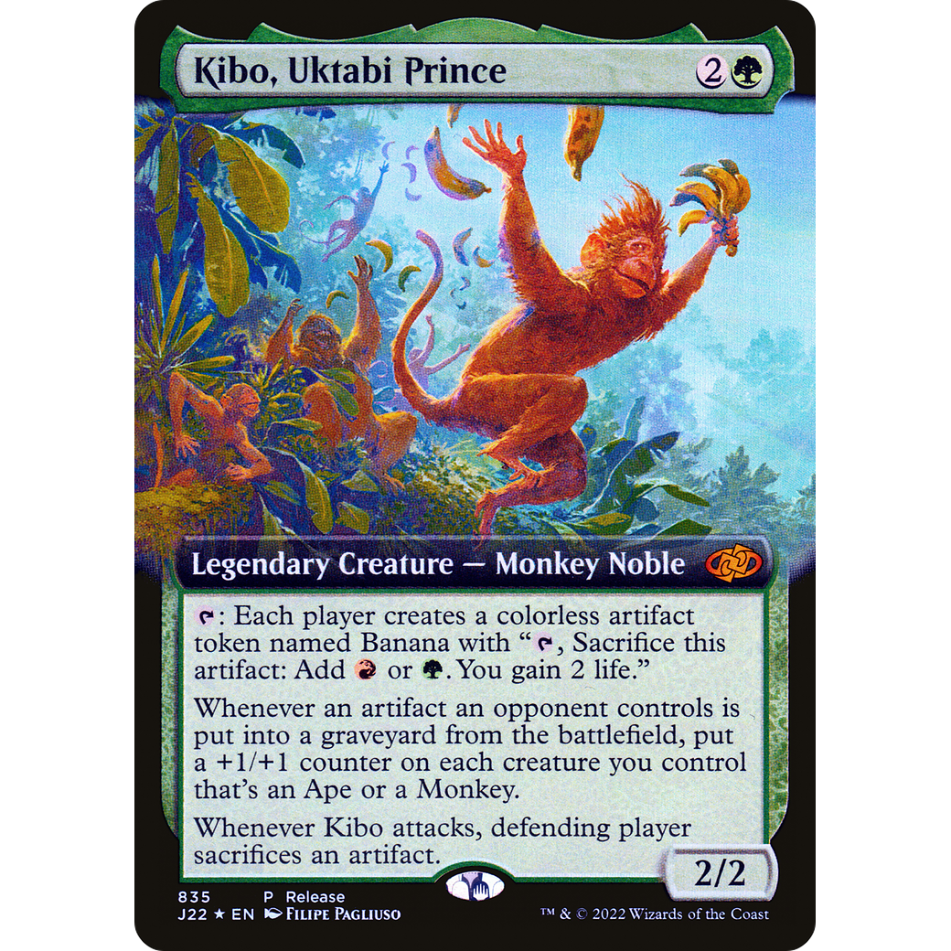 Kibo, Uktabi Prince (Extended Art) (LARP-835) - Jumpstart 2022: (Extended Art) Foil