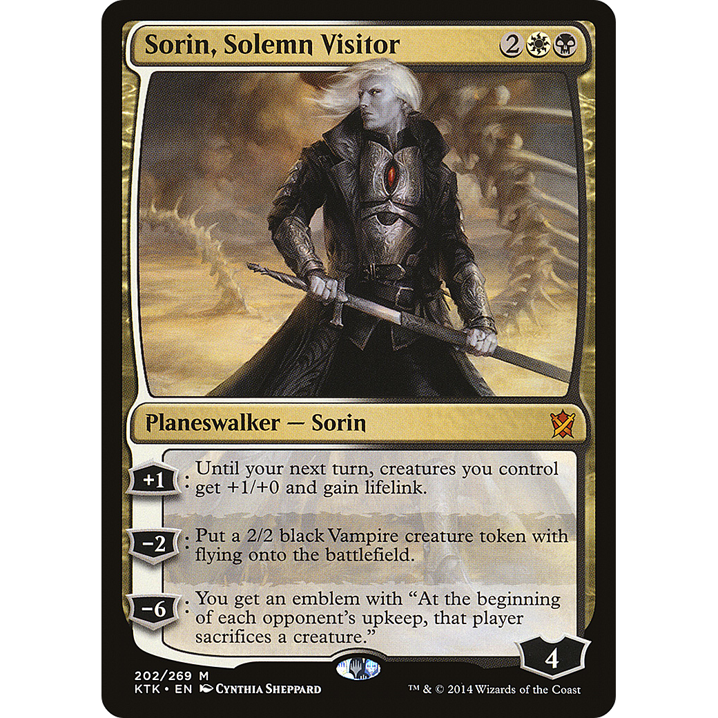 Sorin, Solemn Visitor (KTK-202) - Khans of Tarkir