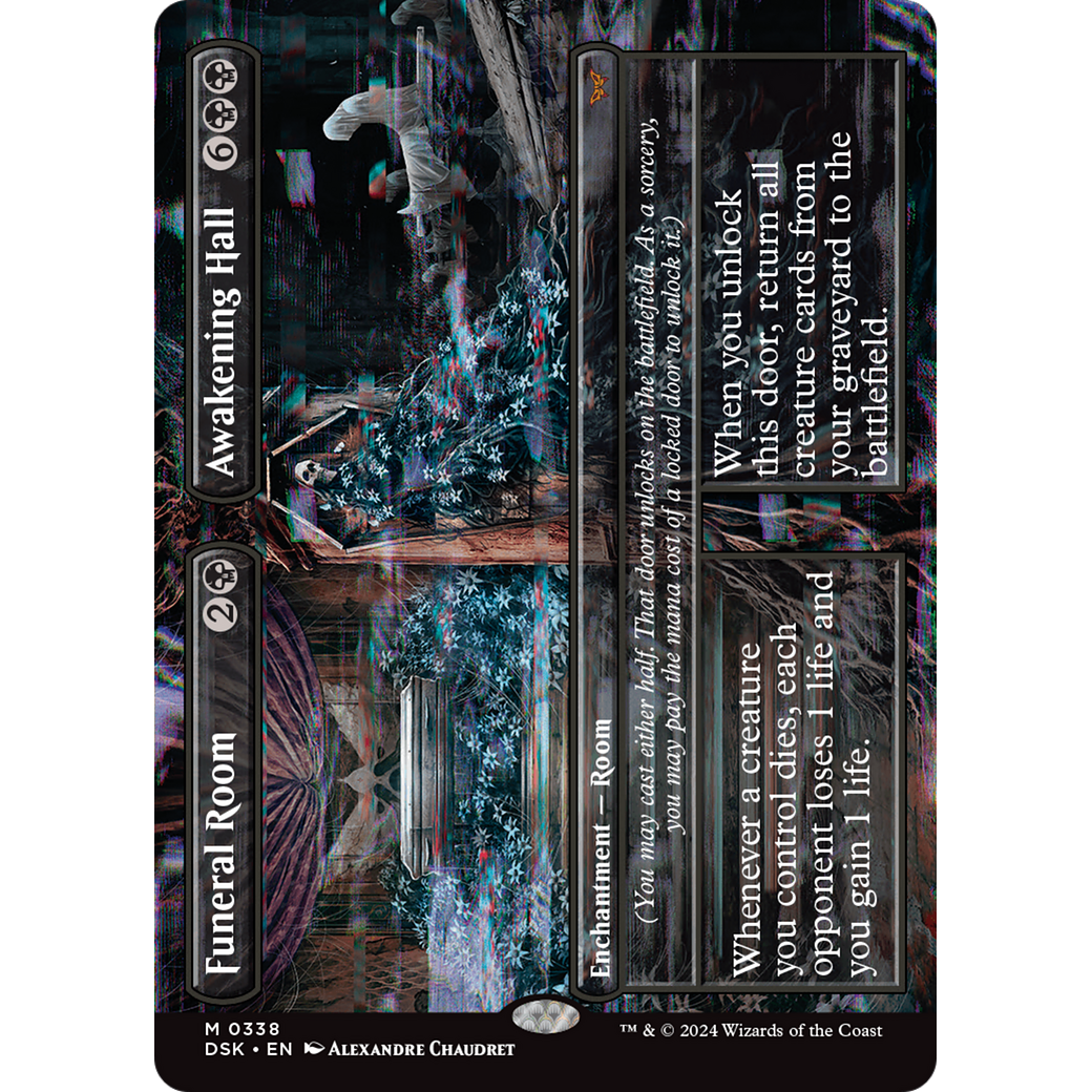Funeral Room // Awakening Hall (DSK-338) - Duskmourn: House of Horror (Borderless) Foil