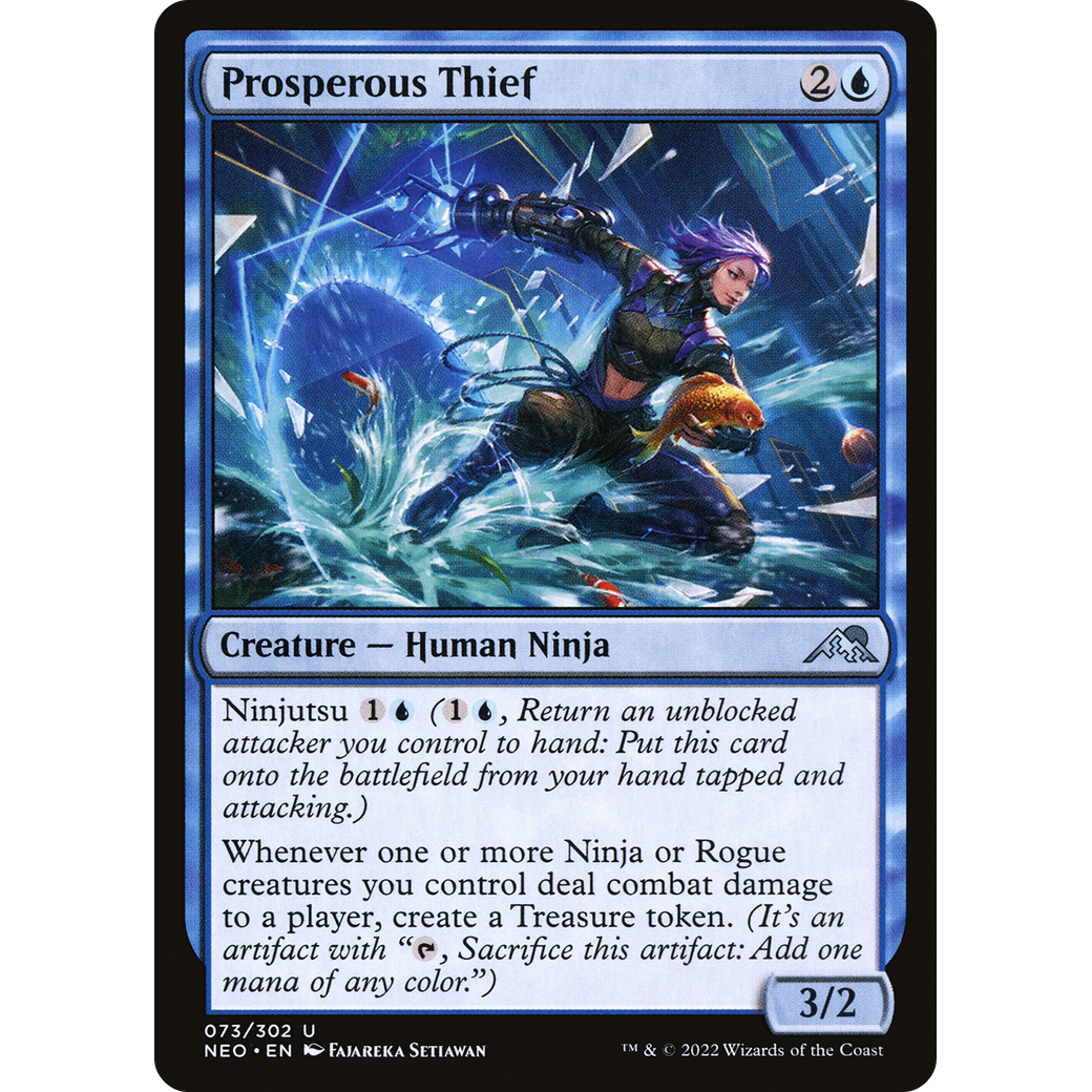 Prosperous Thief (NEO-073) - Kamigawa: Neon Dynasty Foil