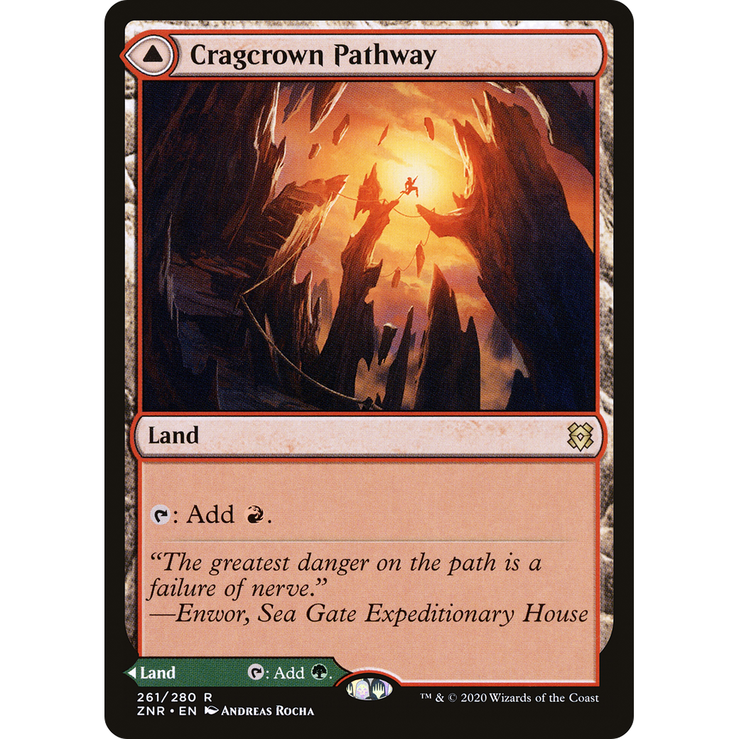 Cragcrown Pathway (ZNR-261) - Zendikar Rising Foil