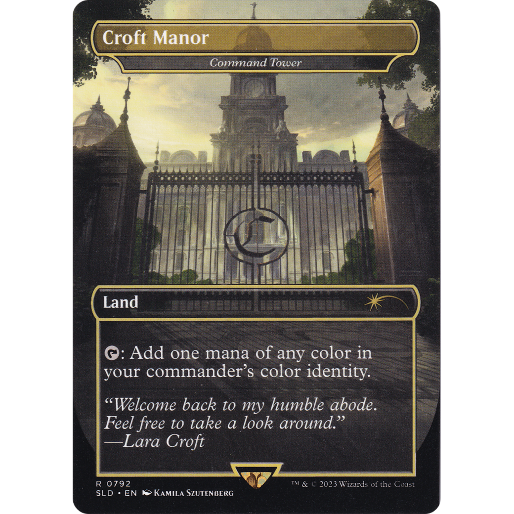 Croft Manor - Command Tower (SLD-792) - Secret Lair Drop / Croft Manor (Borderless)