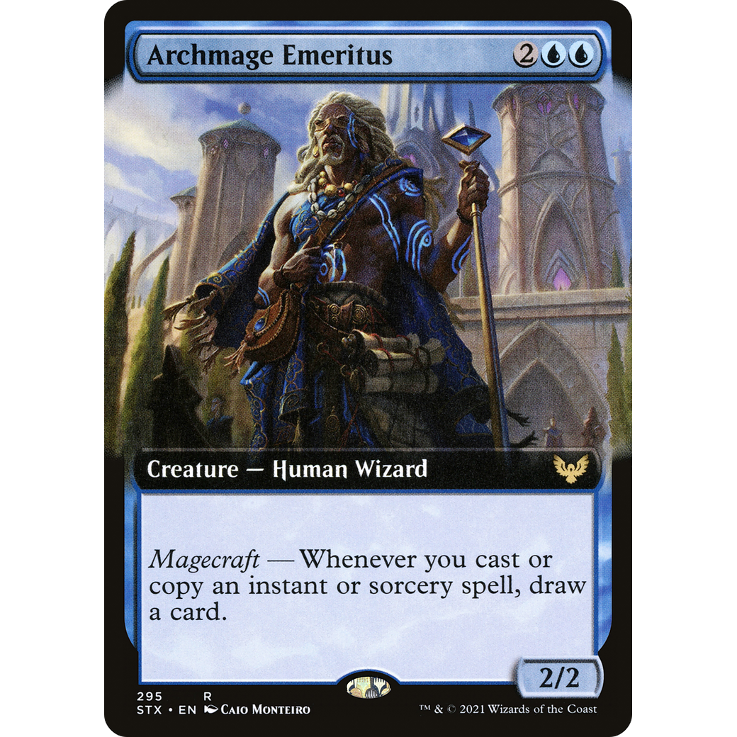 Archmage Emeritus (Extended Art) (STX-295) - Strixhaven: School of Mages: (Extended Art)