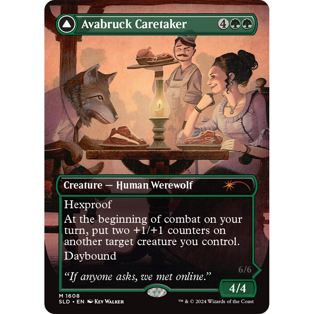 Avabruck Caretaker (SLD-1608) - Secret Lair Drop (Borderless) Foil
