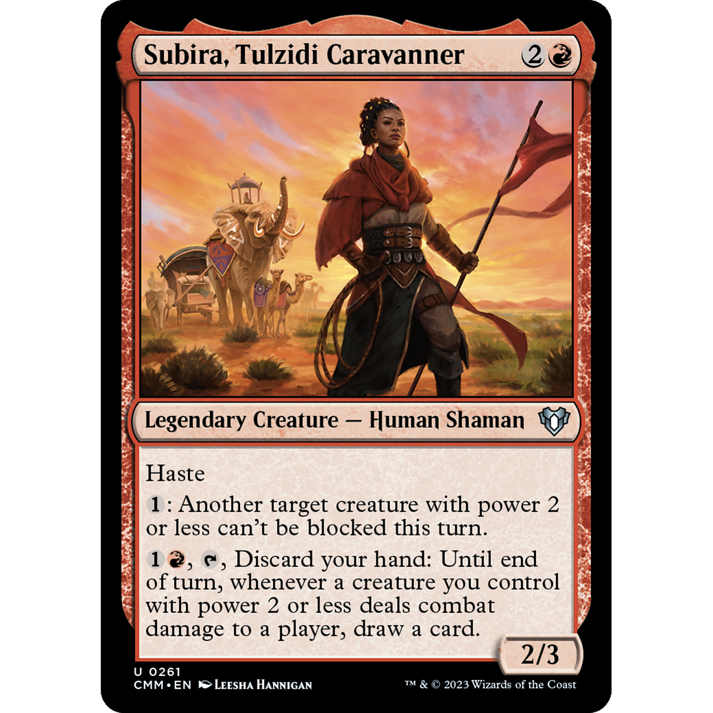 Subira, Tulzidi Caravanner (CMM-261) - Commander Masters Foil