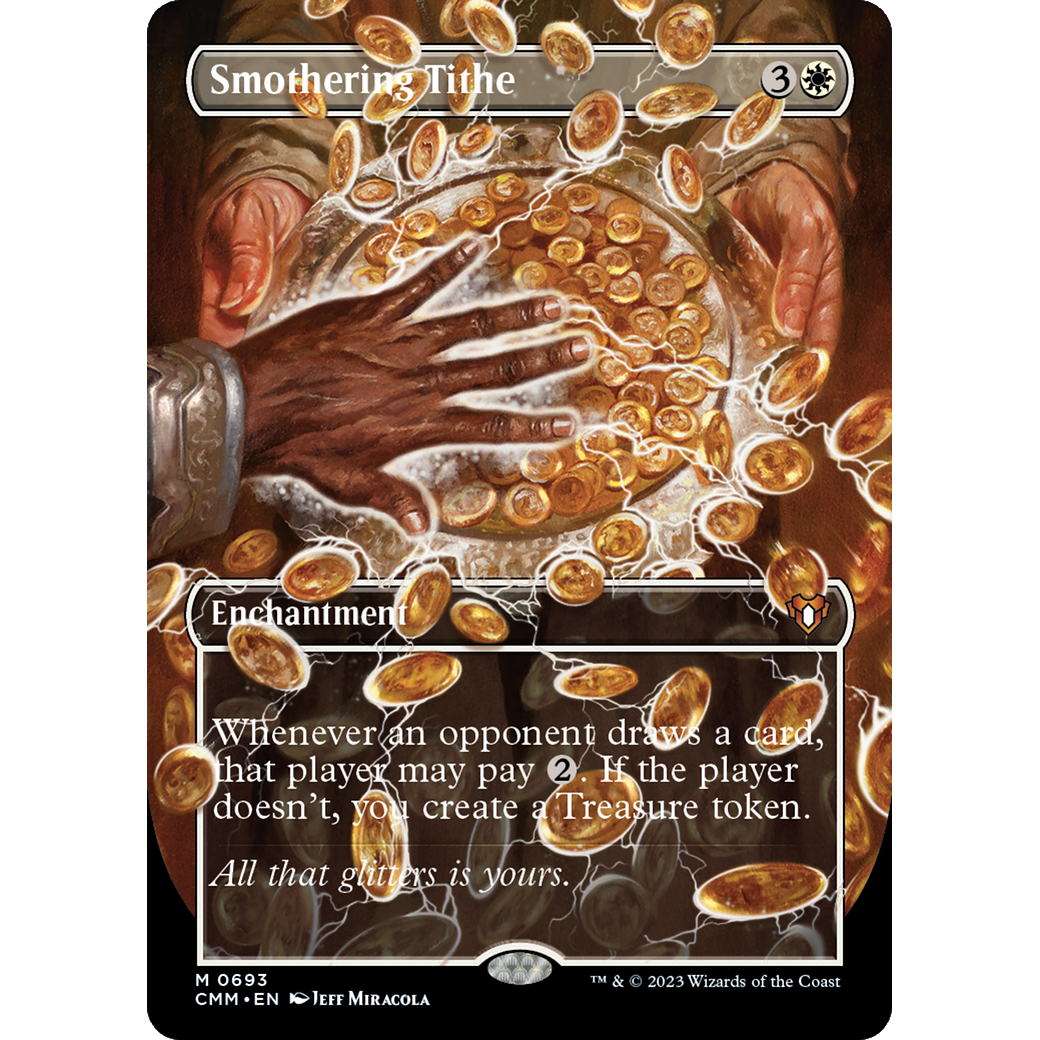 Smothering Tithe (CMM-693) - Commander Masters (Borderless) Foil