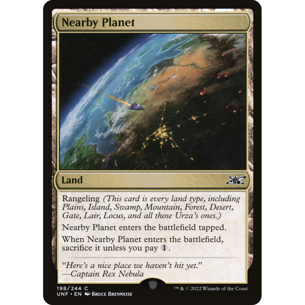 Nearby Planet (UNF-198) - Unfinity Foil