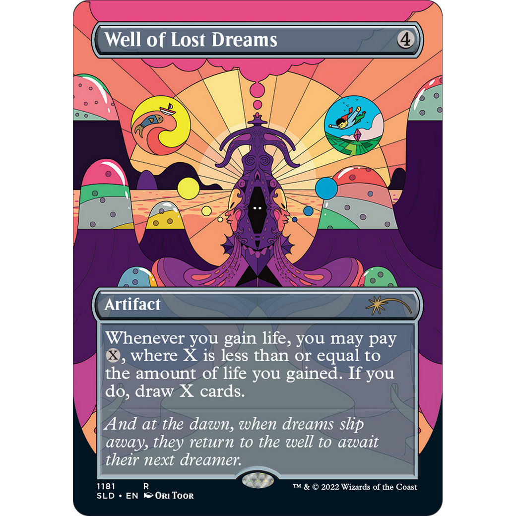 Well of Lost Dreams (1181) (SLD-1181) - Secret Lair Drop (Borderless) Foil