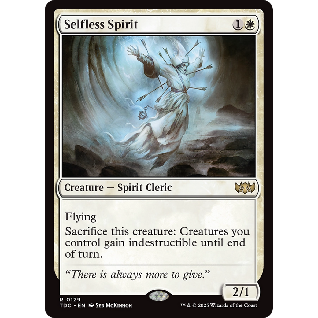 Selfless Spirit (TDC-129) - Commander: Tarkir: Dragonstorm