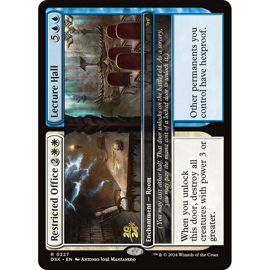 Restricted Office // Lecture Hall (PRE-227S) - Duskmourn: House of Horror Promos Foil