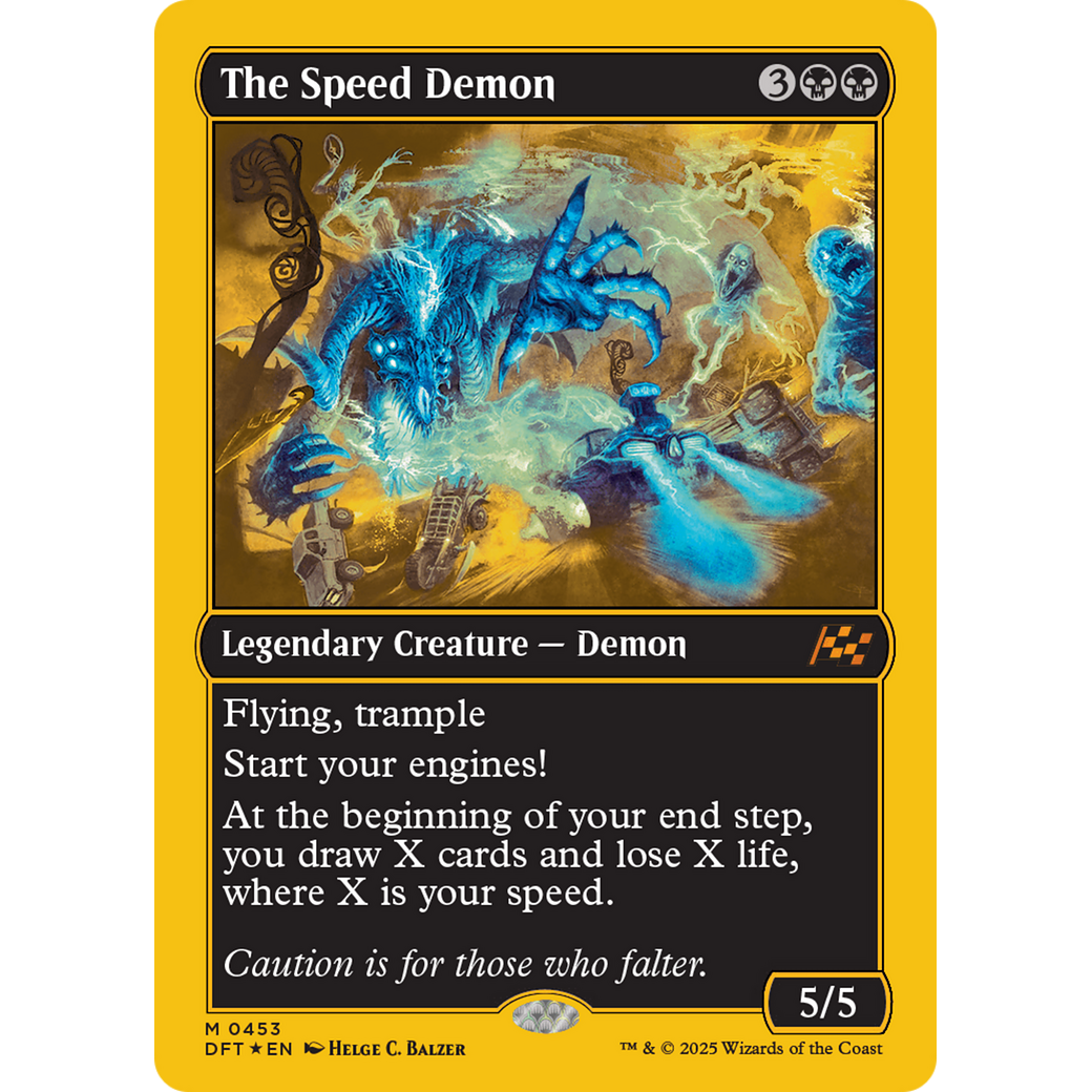 The Speed Demon (DFT-453) - Aetherdrift Foil