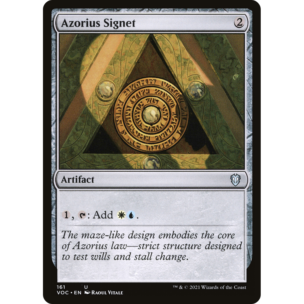 Azorius Signet (VOC-161) - Crimson Vow Commander