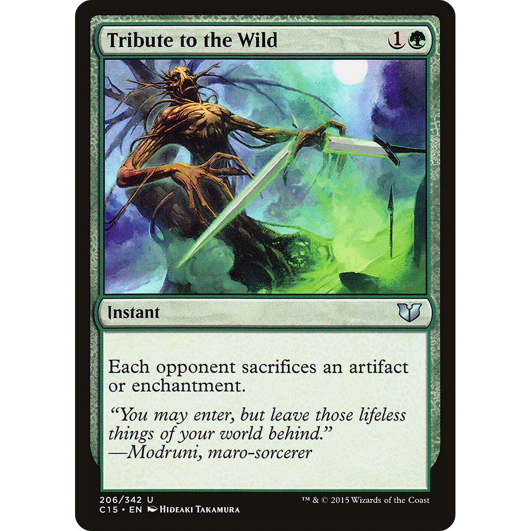 Tribute to the Wild (C15-206) - Commander 2015