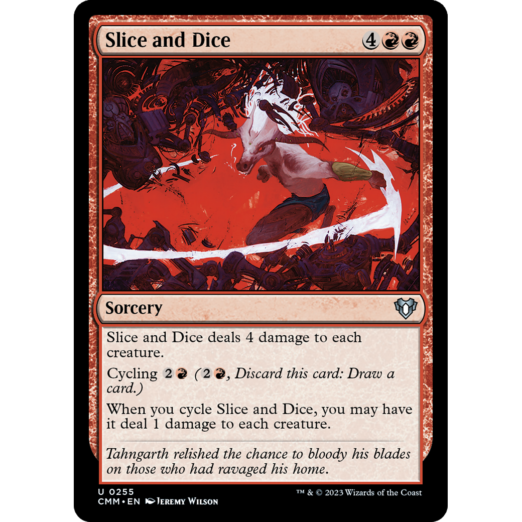 Slice and Dice (CMM-255) - Commander Masters Foil