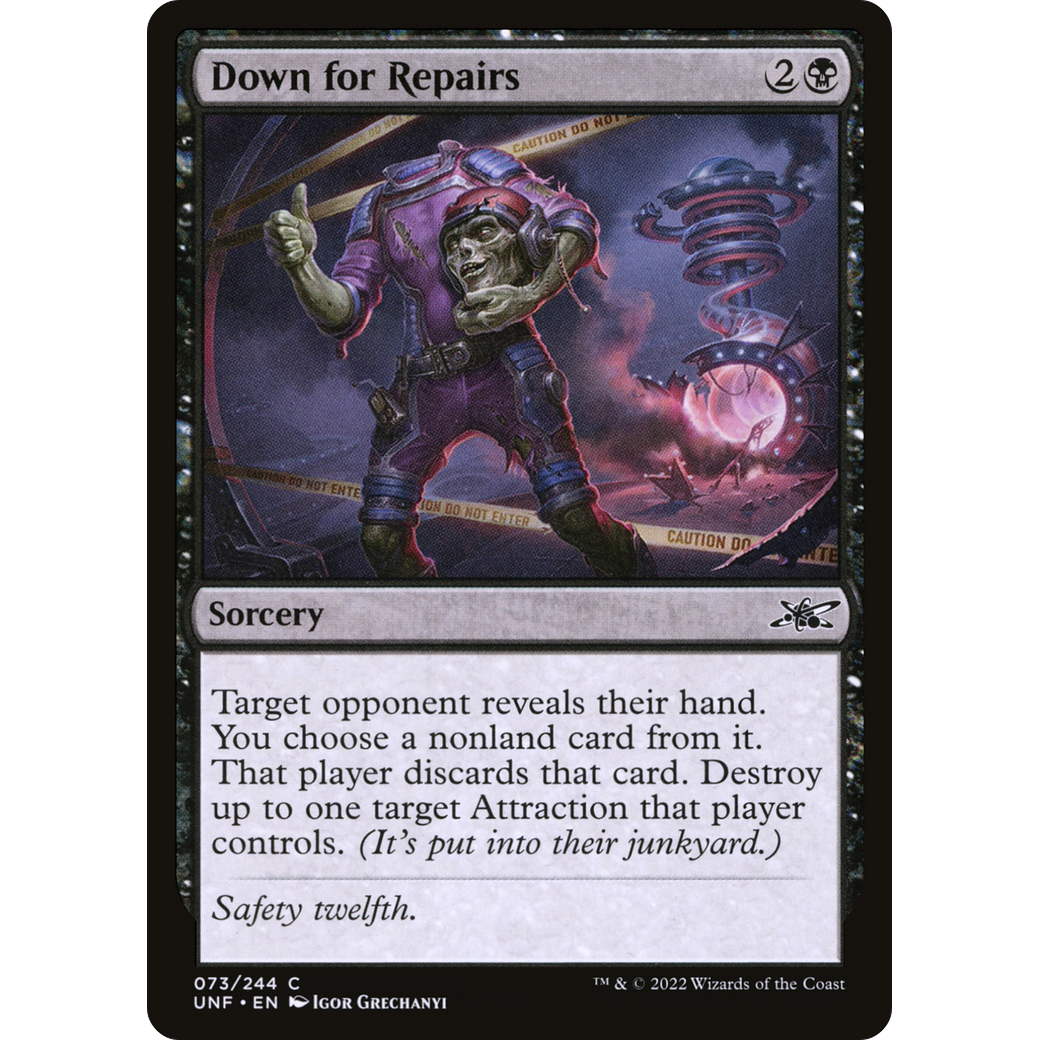Down for Repairs (UNF-073) - Unfinity