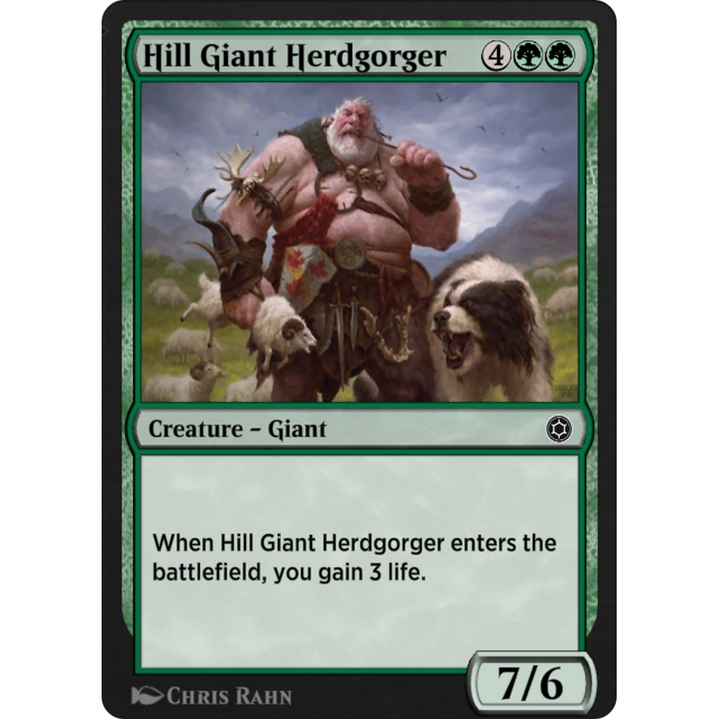 Hill Giant Herdgorger (HBG-213) - Alchemy Horizons: Baldur's Gate