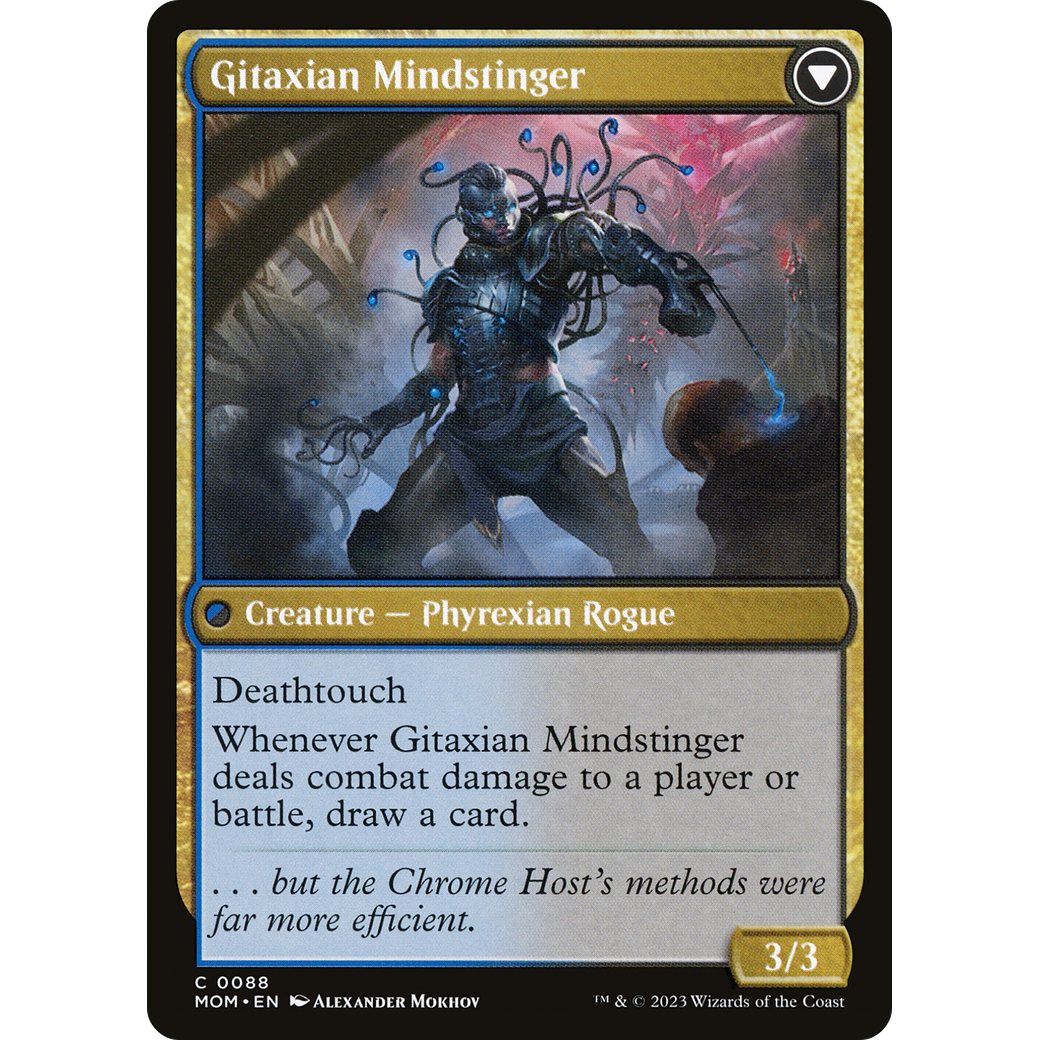 Aetherblade Agent // Gitaxian Mindstinger (MOM-088) - March of the Machine