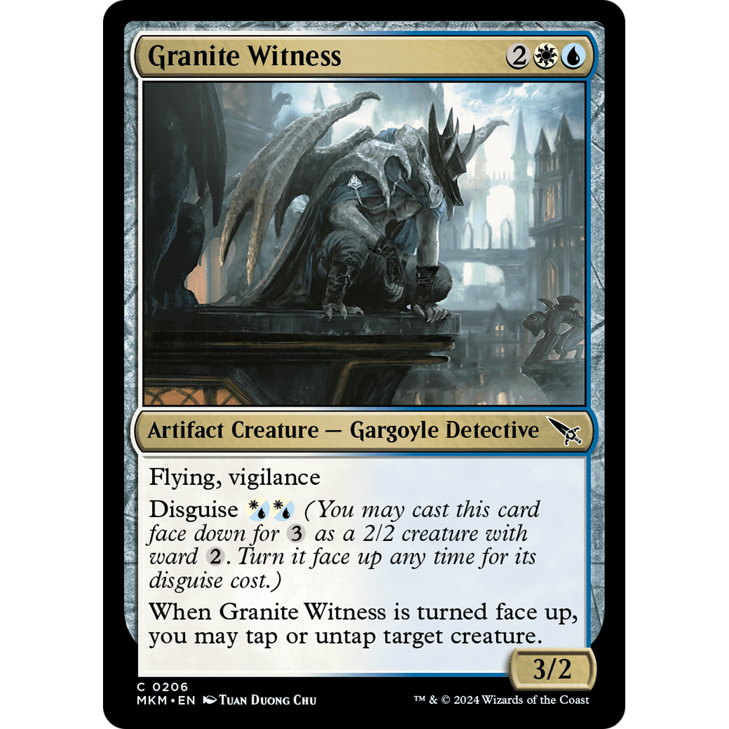 Granite Witness (MKM-206) - Murders at Karlov Manor Foil