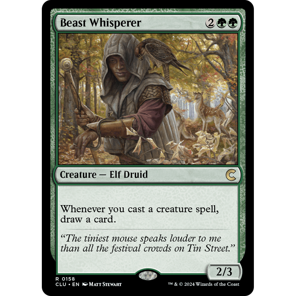 Beast Whisperer (CLU-158) - Ravnica: Clue Edition