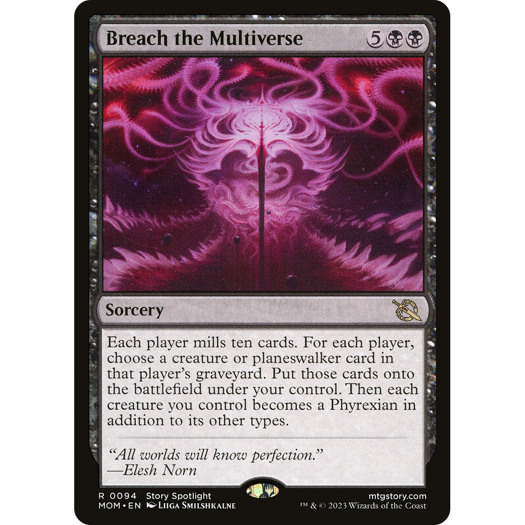 Breach the Multiverse (MOM-094) - March of the Machine Foil