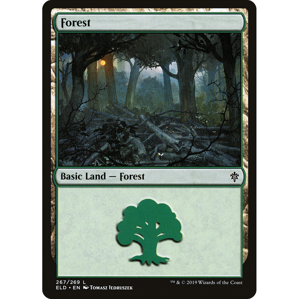 Forest (267) (ELD-267) - Throne of Eldraine Foil