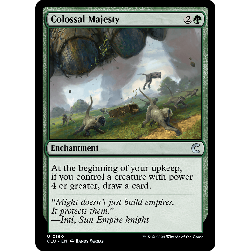 Colossal Majesty (CLU-160) - Ravnica: Clue Edition