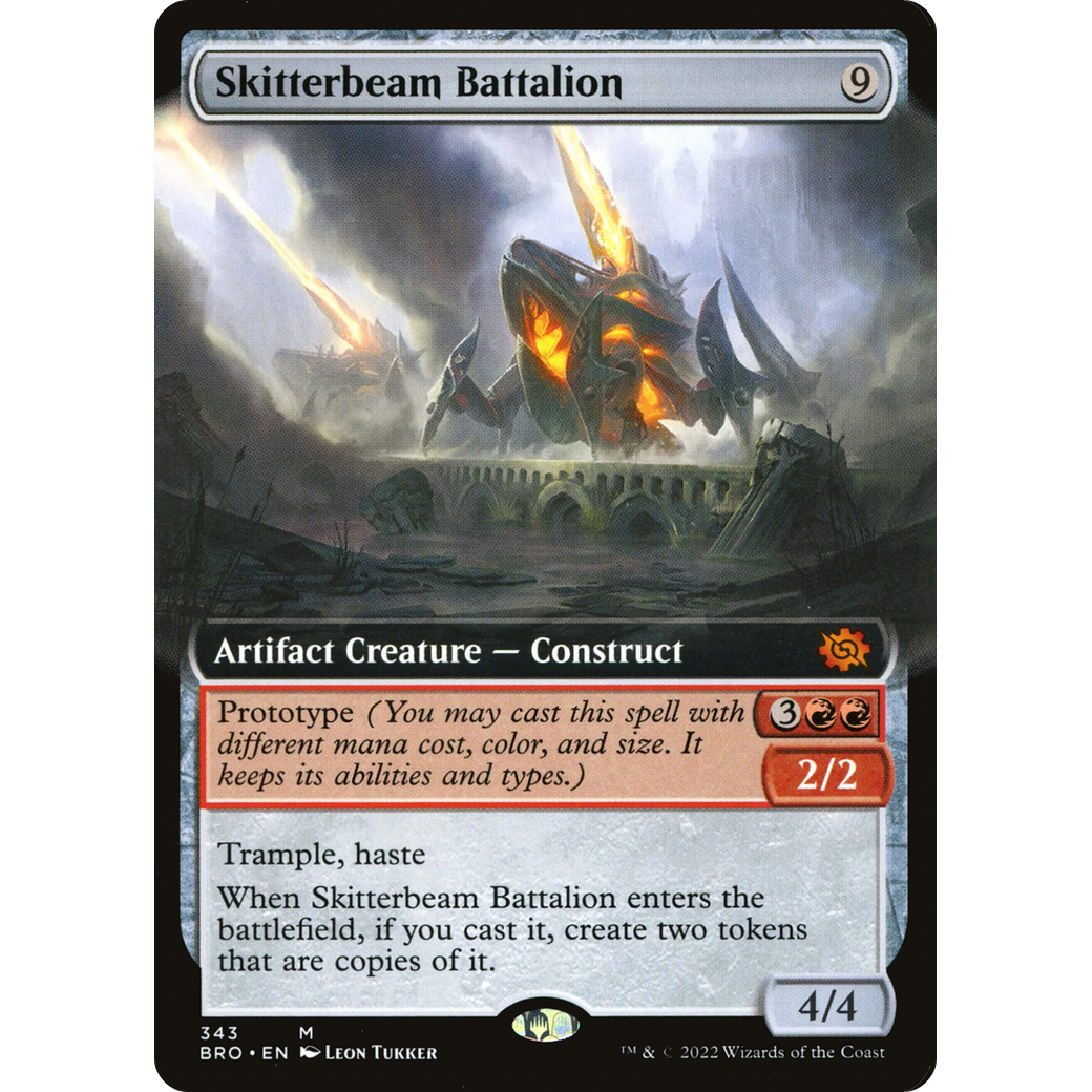 Skitterbeam Battalion (Extended Art) (BRO-343) - The Brothers' War: (Extended Art)