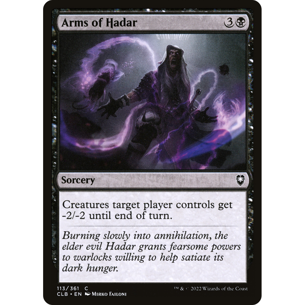 Arms of Hadar (CLB-113) - Commander Legends: Battle for Baldur's Gate