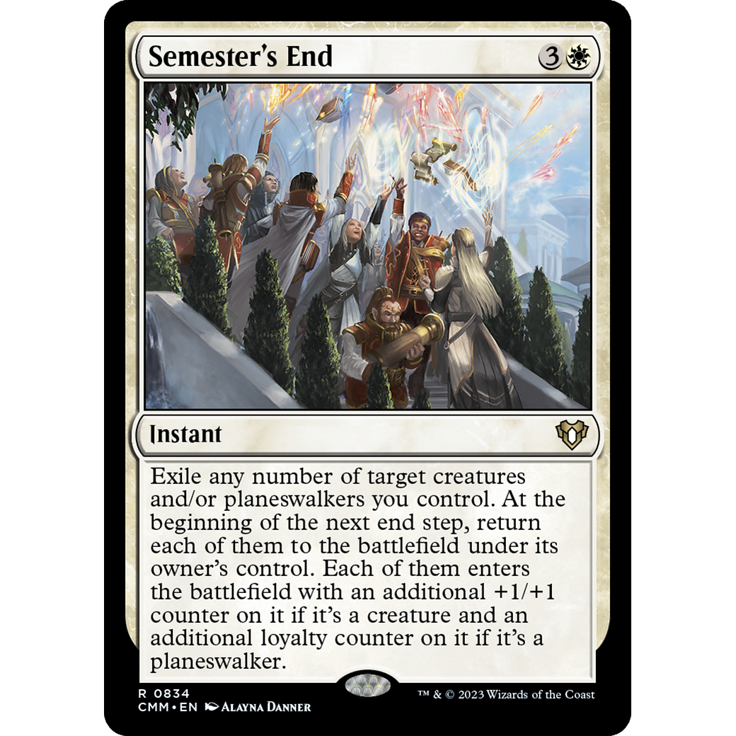 Semester's End (CMM-834) - Commander Masters
