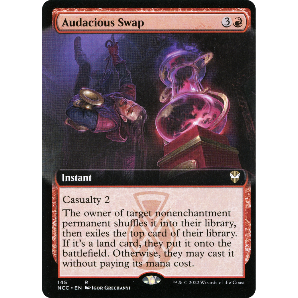 Audacious Swap (Extended Art) (NCC-145) - New Capenna Commander: (Extended Art)